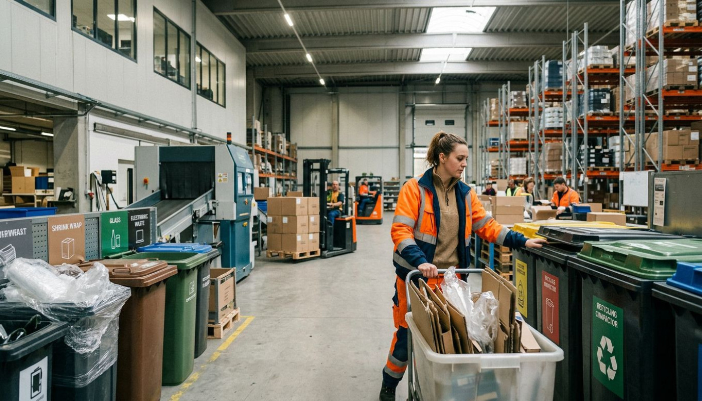 Vers un entrepôt plus vert : innovations et pièges de la gestion des déchets
